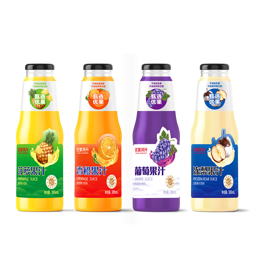 優(yōu)美鴻升系列果汁飲料包裝設(shè)計(jì)